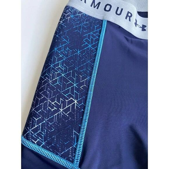 Under Armour UA Printed Softball Slider Shorts Padded Women’s Sz XL Blue NWT - Picture 2 of 8